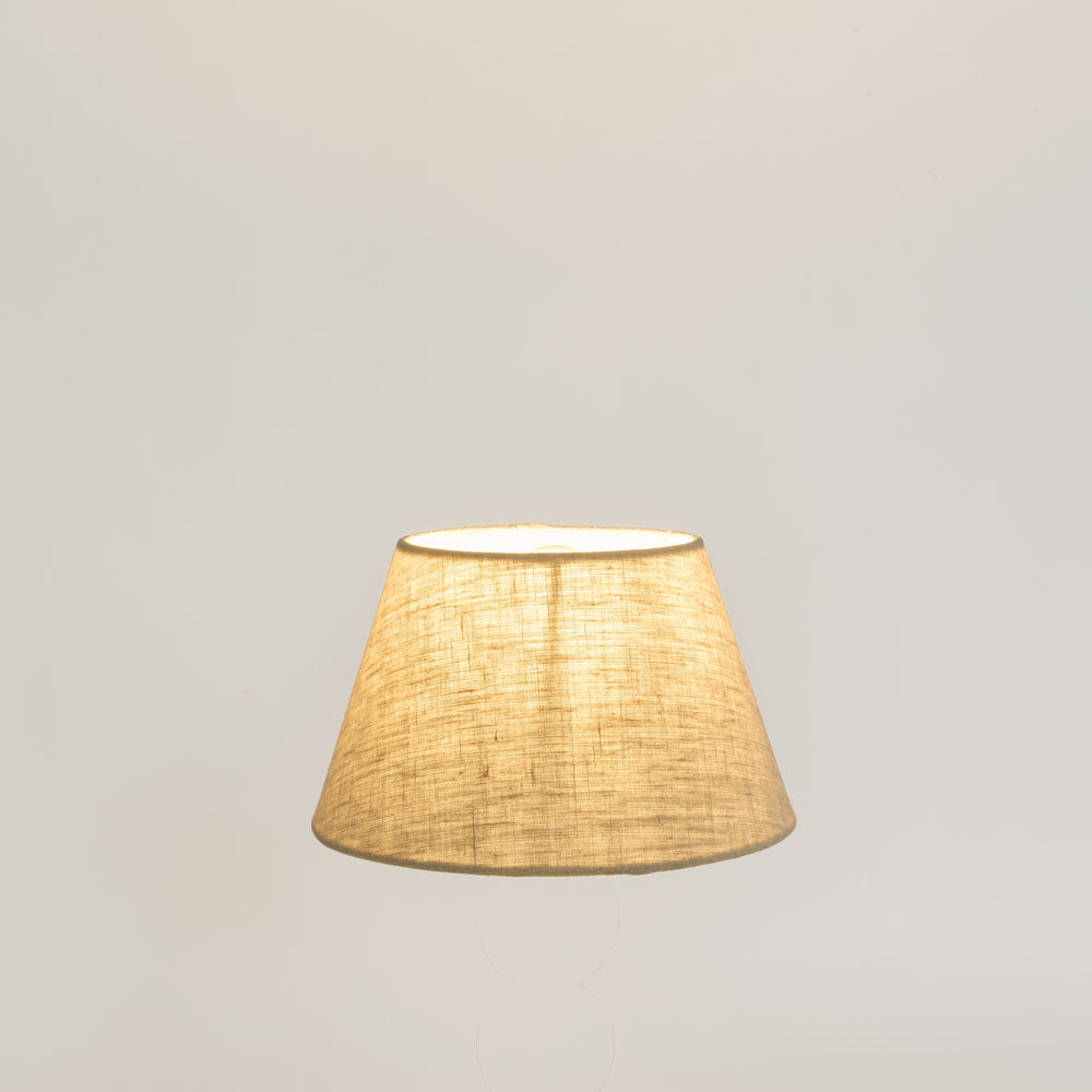 Linen Drum Lamp Shade XXS Dark Natural