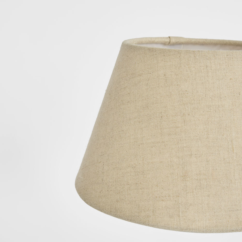 Linen Drum Lamp Shade XXS Dark Natural