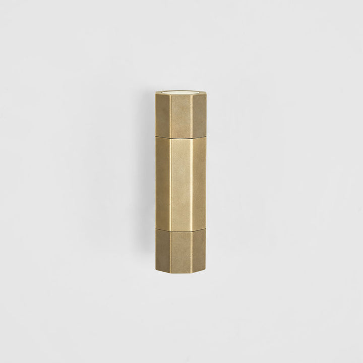 Beacon Up and Down Outdoor Wall Light Antique Brass