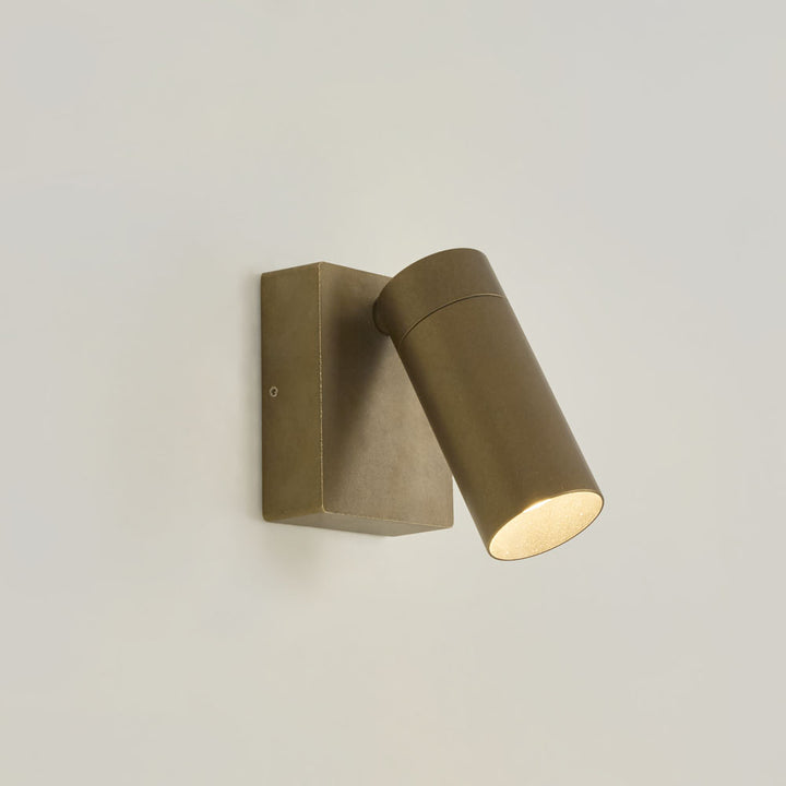 Shoreline Single Outdoor Wall Light Antique Brass