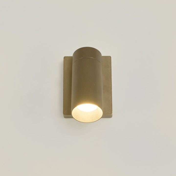 Shoreline Single Outdoor Wall Light Antique Brass