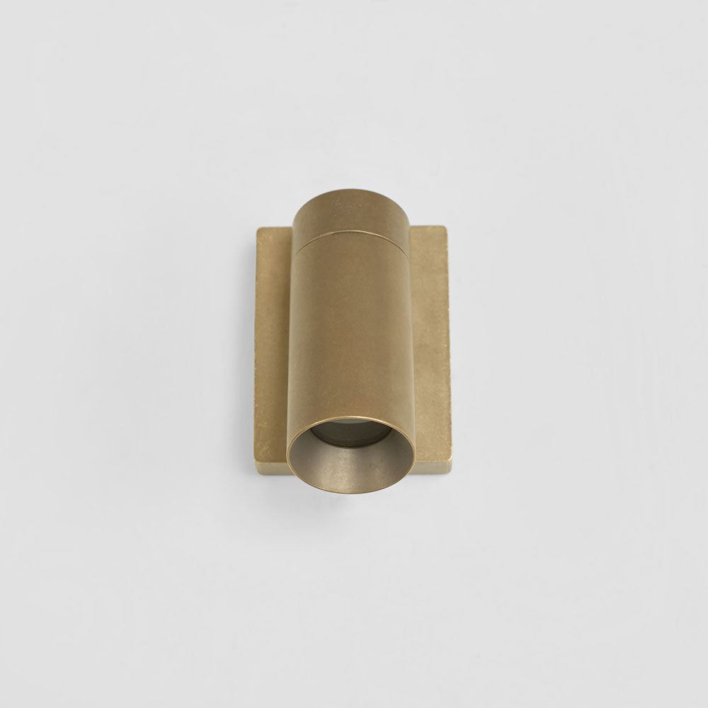 Shoreline Single Outdoor Wall Light Antique Brass