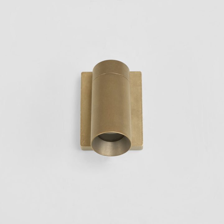 Shoreline Single Outdoor Wall Light Antique Brass