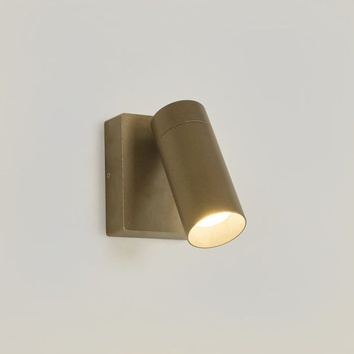 Shoreline Single Outdoor Wall Light Antique Brass