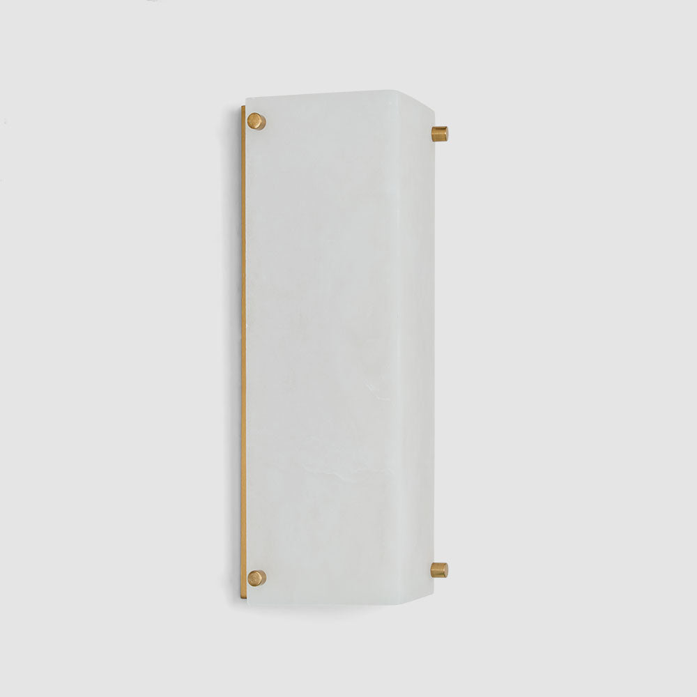 Tubular Alabaster Wall Light