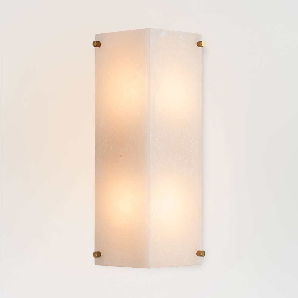 Tubular Alabaster Wall Light