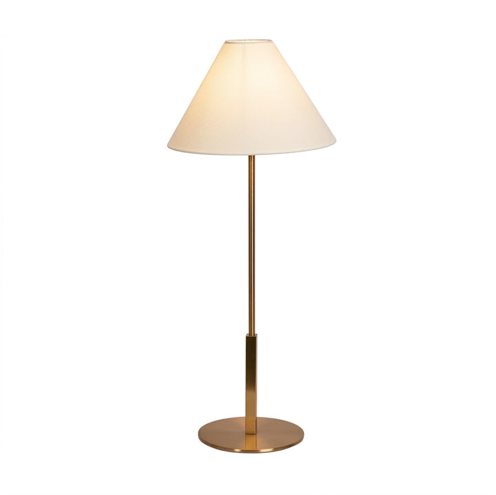 Alpine Table Lamp Antique Brass.