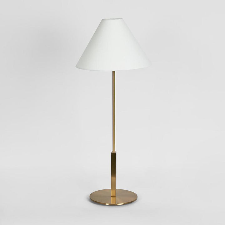 Alpine Table Lamp Antique Brass with shade