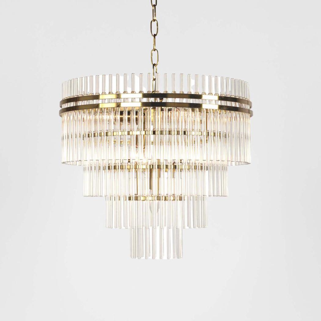 Infinity Chandelier Brass