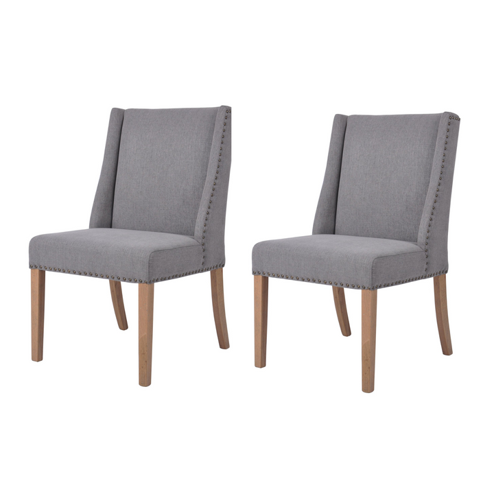 Ithaca Grey Dining Chair W/Studs