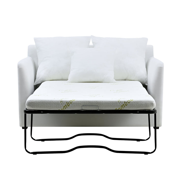 Noosa Hamptons 1.5 Seat Sofa Bed Ivory