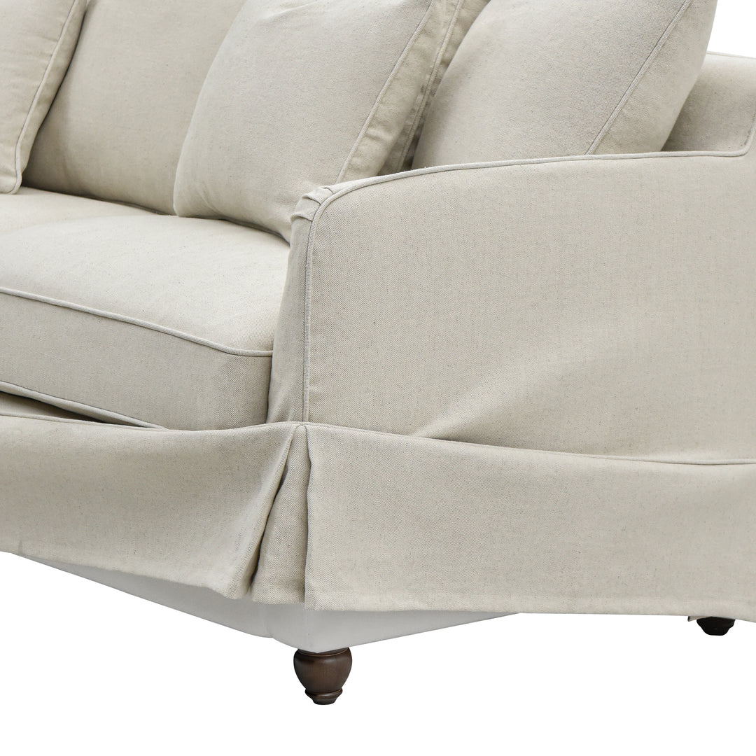 Slip Cover Only - Noosa Hamptons 2.5 Seat Sofa Beige