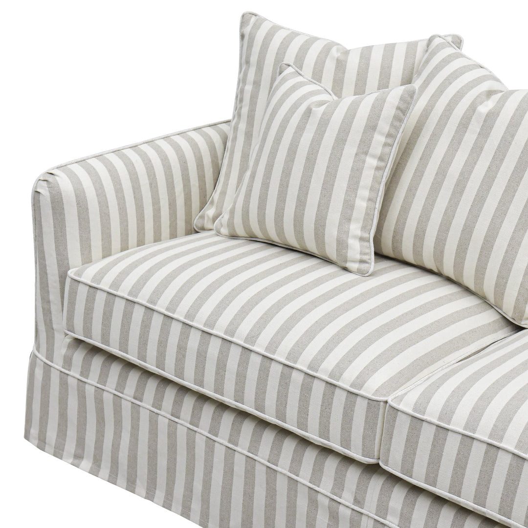 Noosa Hamptons 2.5 Seat Sofa Natural Stripe