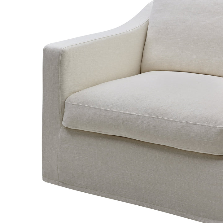 Clovelly Hamptons Armchair Ivory