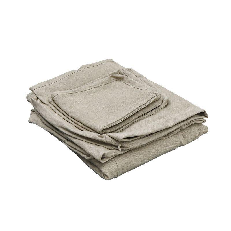 2.5 Seat Slip Cover - Clovelly Natural