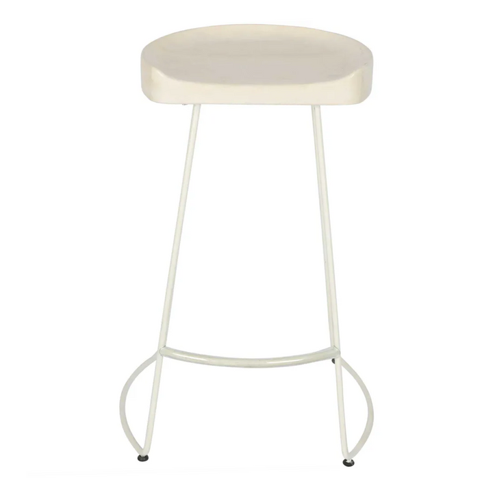 Maddison Stool Natural/ White