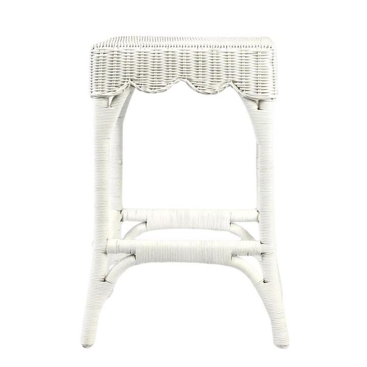 Belle Counter Stool White - Outdoor Undercover