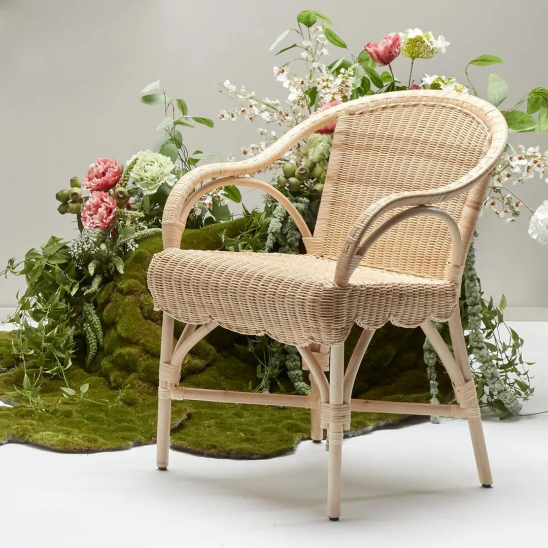 Belle Rattan Armchair Natural - Alfresco