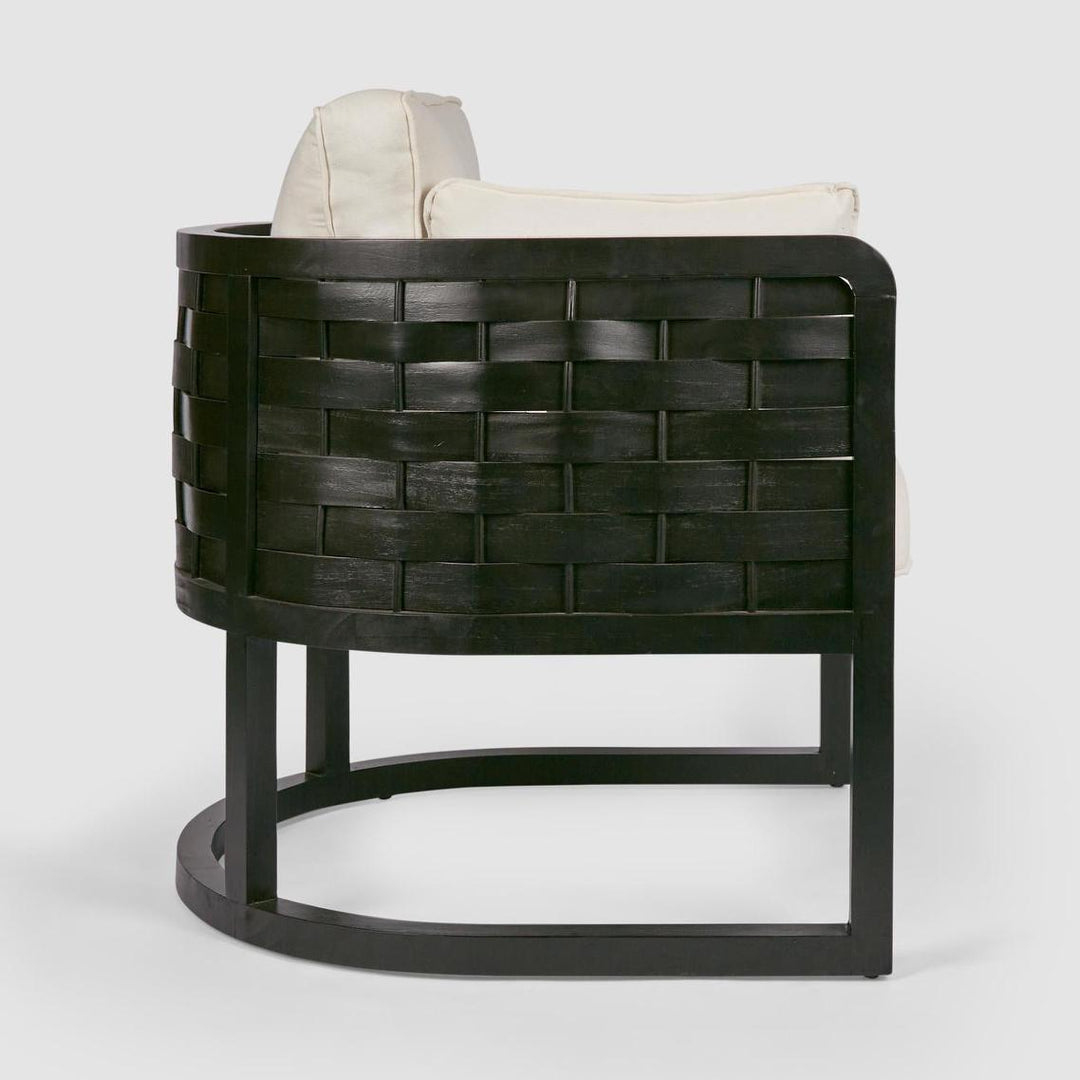 Weave Occasional ArmChair Black