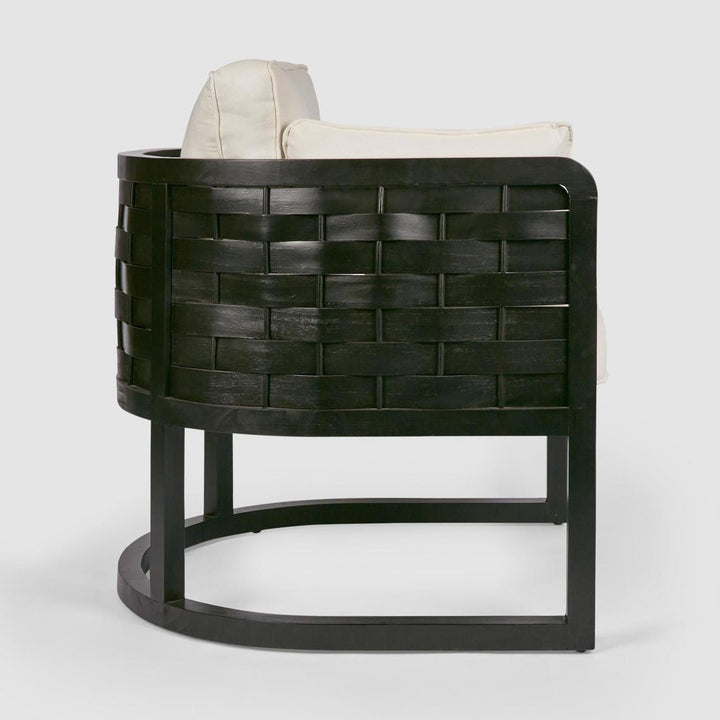 Weave Occasional ArmChair Black