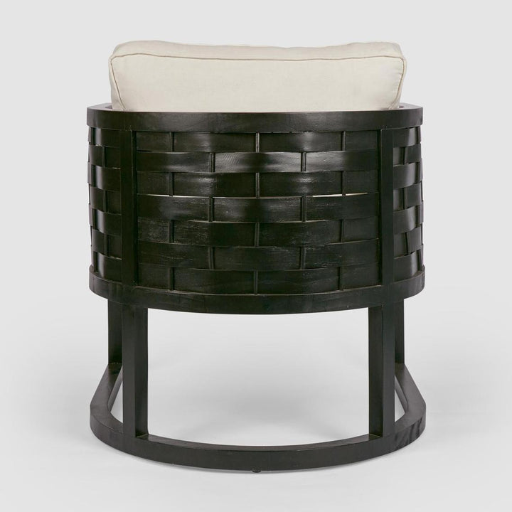 Weave Occasional ArmChair Black