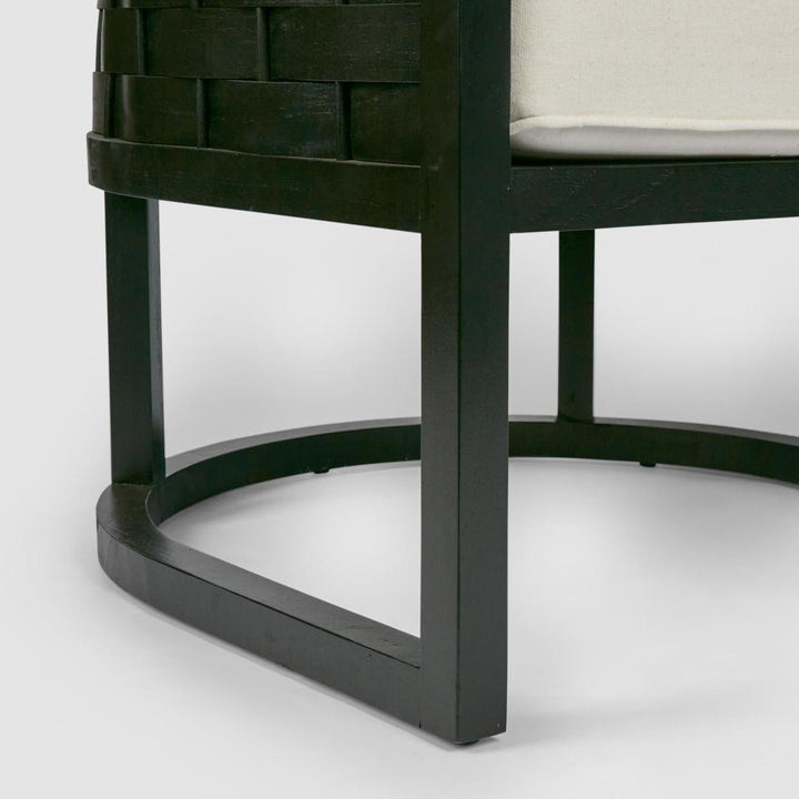 Weave Occasional ArmChair Black