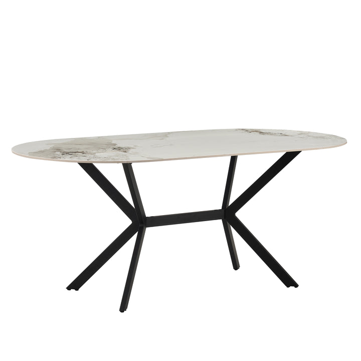 Nola Table White & Black