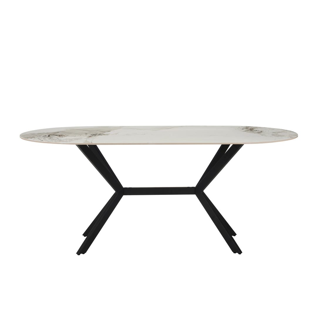 Nola Table White & Black