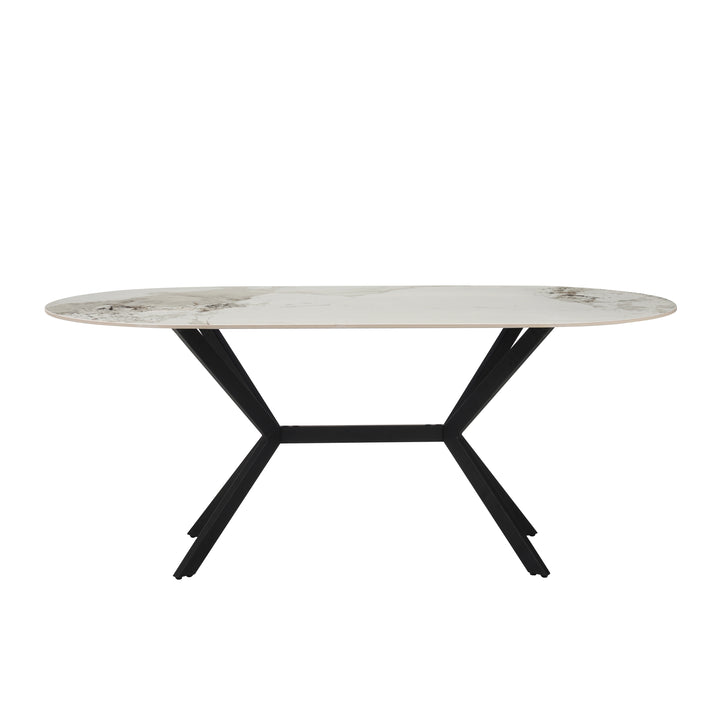 Nola Table White & Black