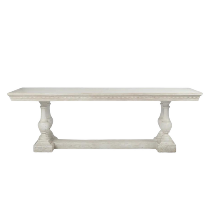 Ville Oak Dining Table White 240cm