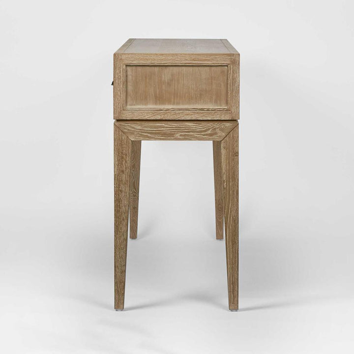Columbus Oak 6 Drawer Console Hall Table