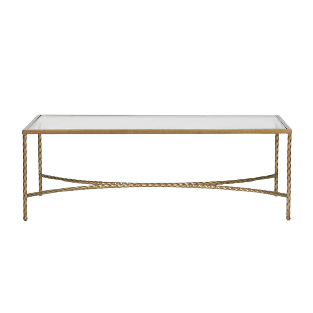 Palais Rectangular Coffee Table Gold