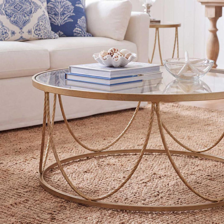 Palais Round Coffee Table Gold