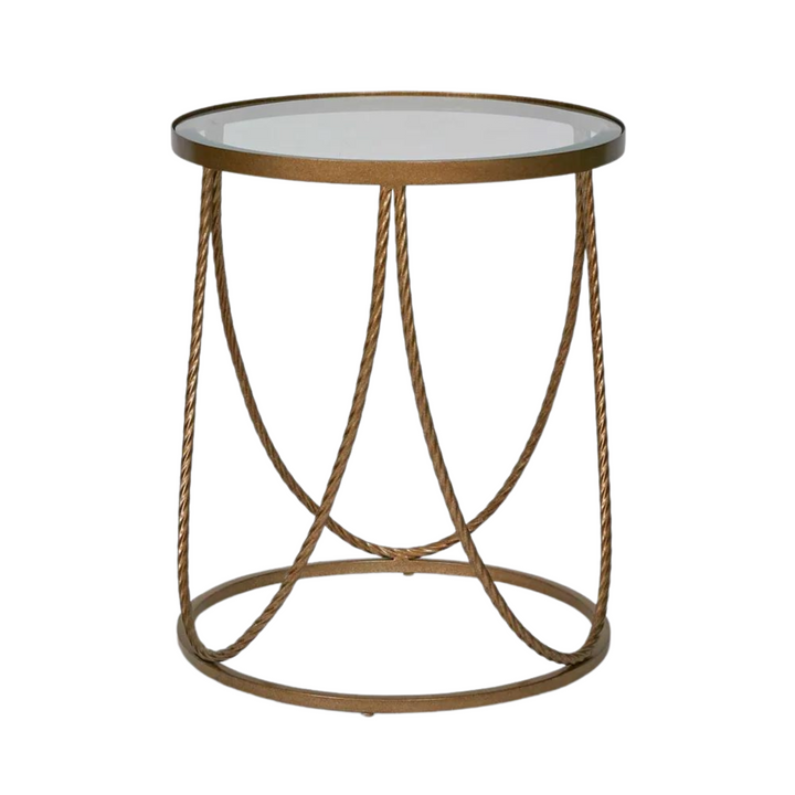 Palais Round Side Table Gold