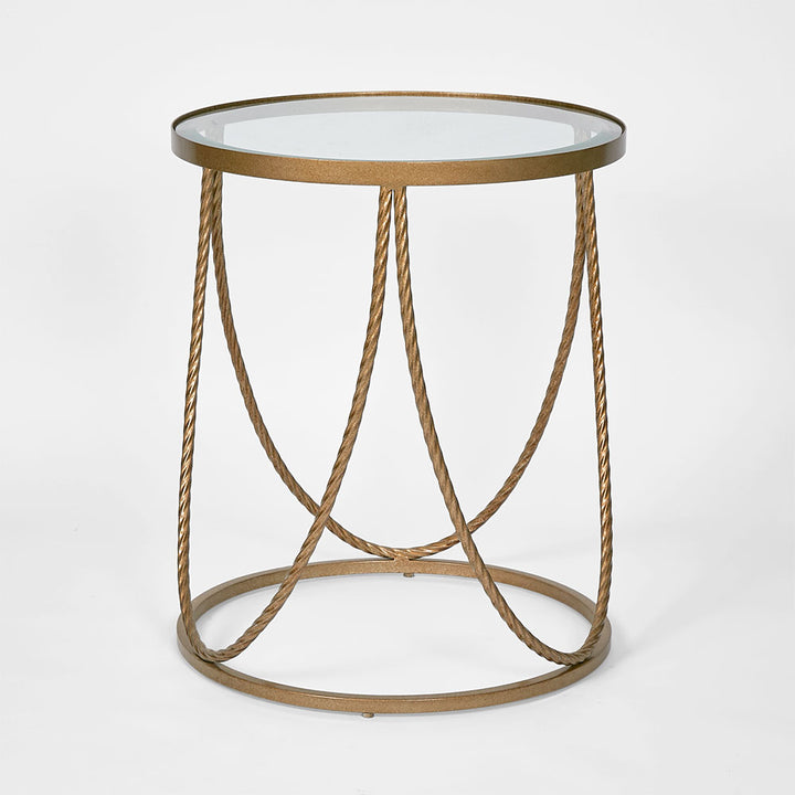 Palais Round Side Table Gold