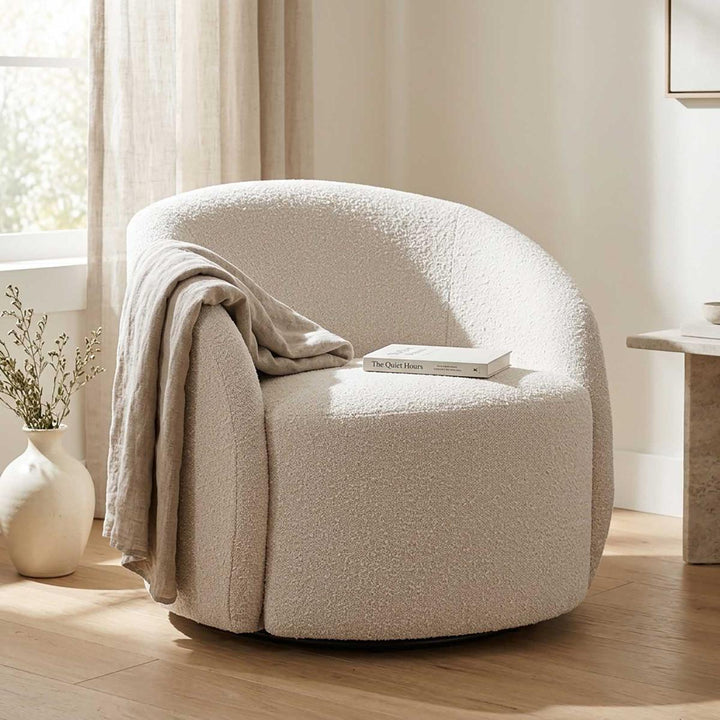 Sierra Swivel ArmChair Boucle