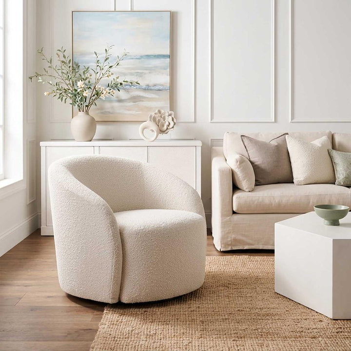 Sierra Swivel ArmChair Boucle