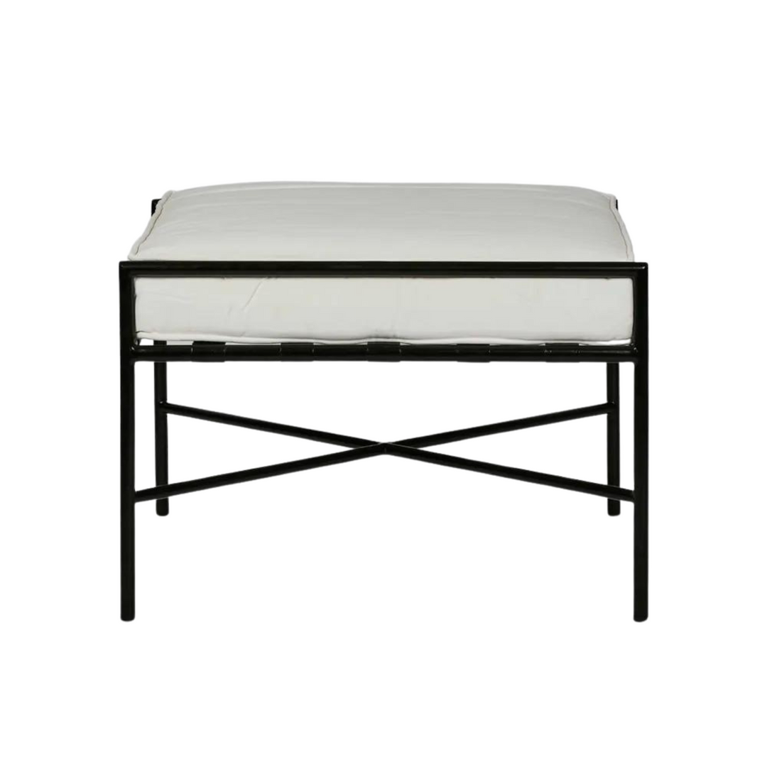 Sheffield Iron Ottoman -Outdoor