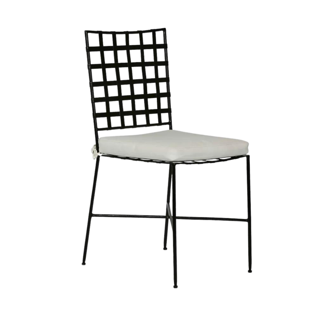 Sheffield Iron Dining Chair with cushion -Outdoor