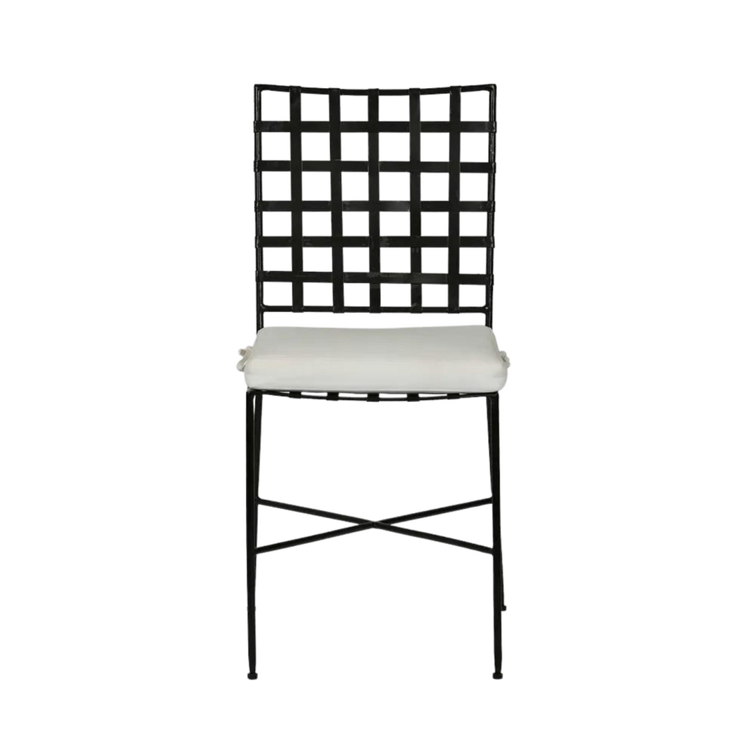 Sheffield Iron Dining Chair with cushion -Outdoor