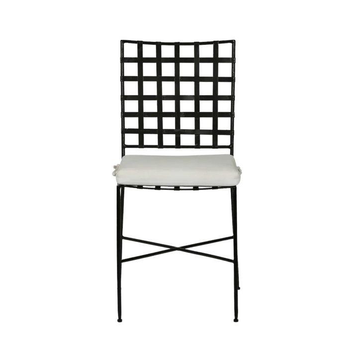 Sheffield Iron Dining Chair with cushion -Outdoor