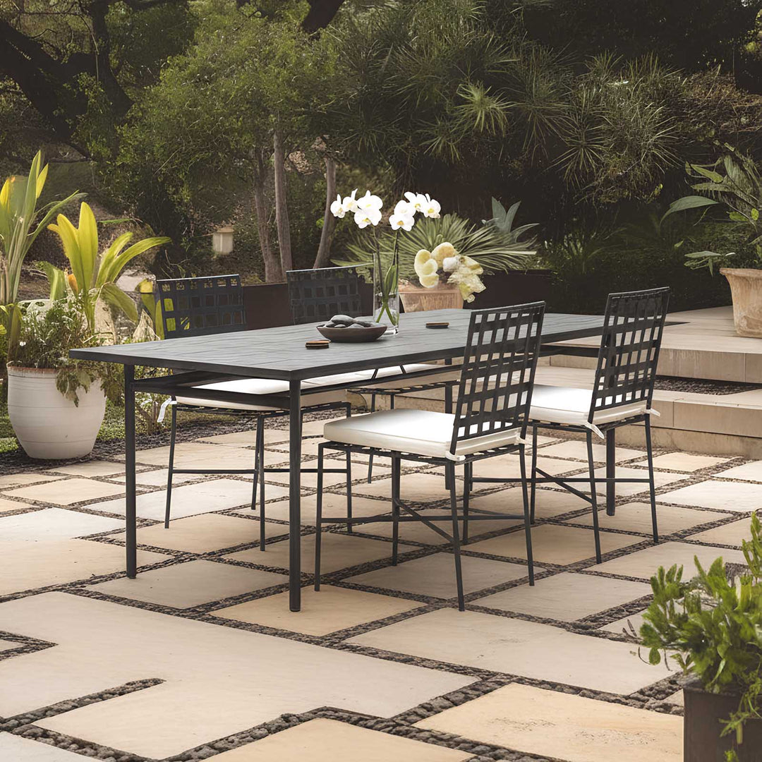 Sheffield Iron Dining Chair with cushion -Outdoor