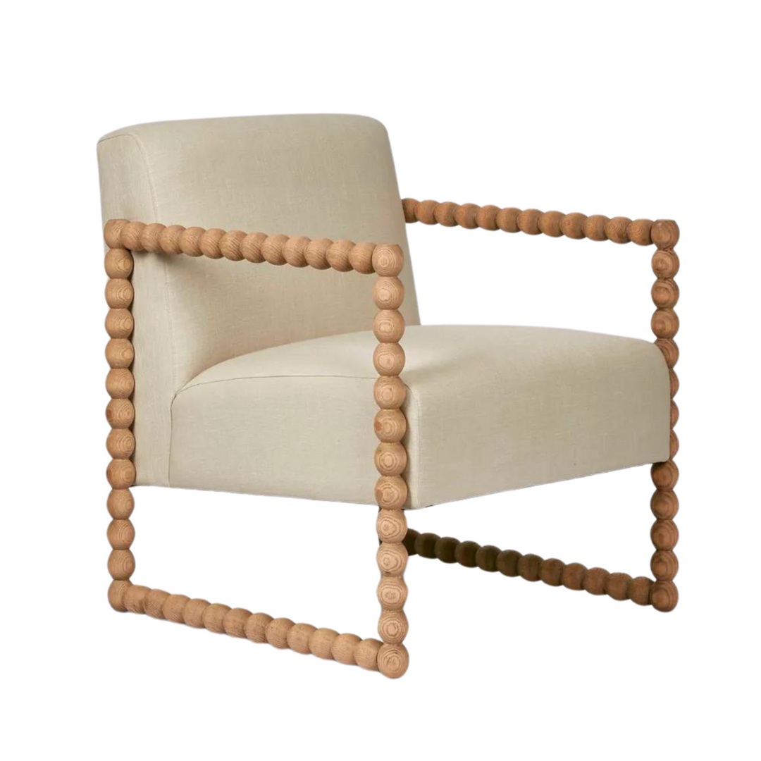 Bobbin Oak Chair Natural/Linen