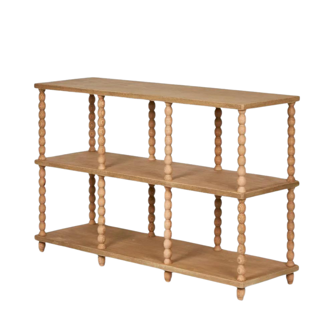 Bobbin Oak Console Natural 140cm