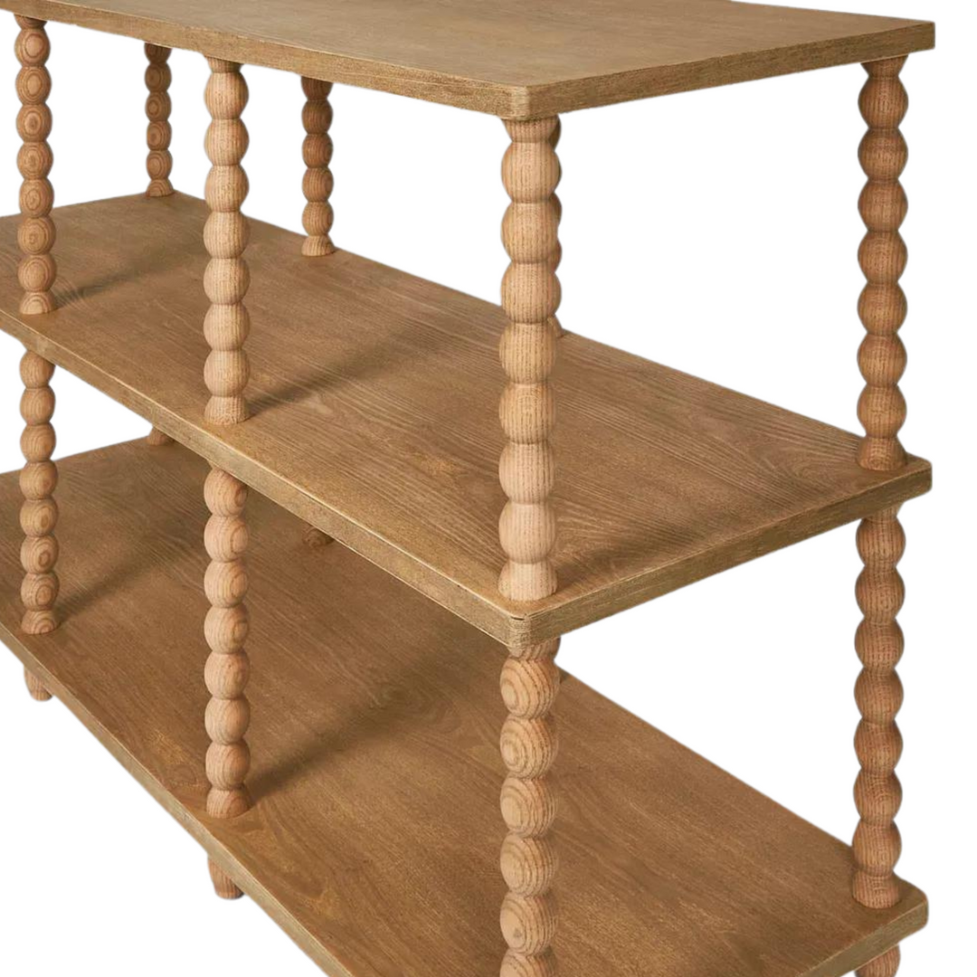 Bobbin Oak Console Natural 140cm