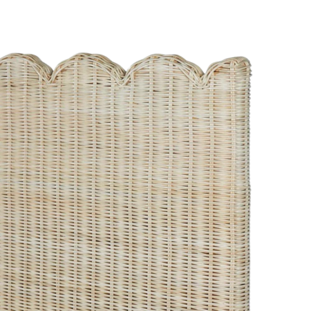 Belle Rattan QS Bedhead Natural