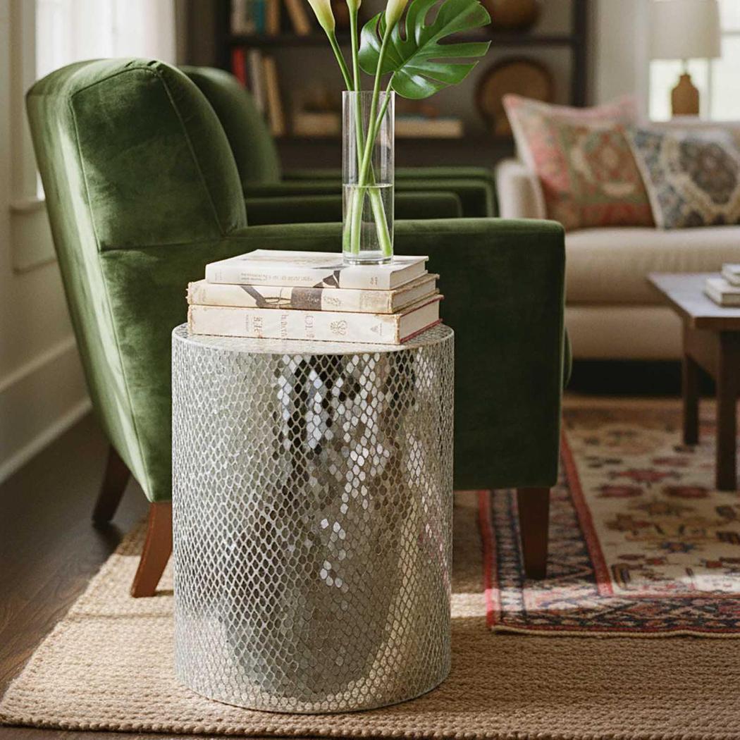 Pippa Mirror Side Table