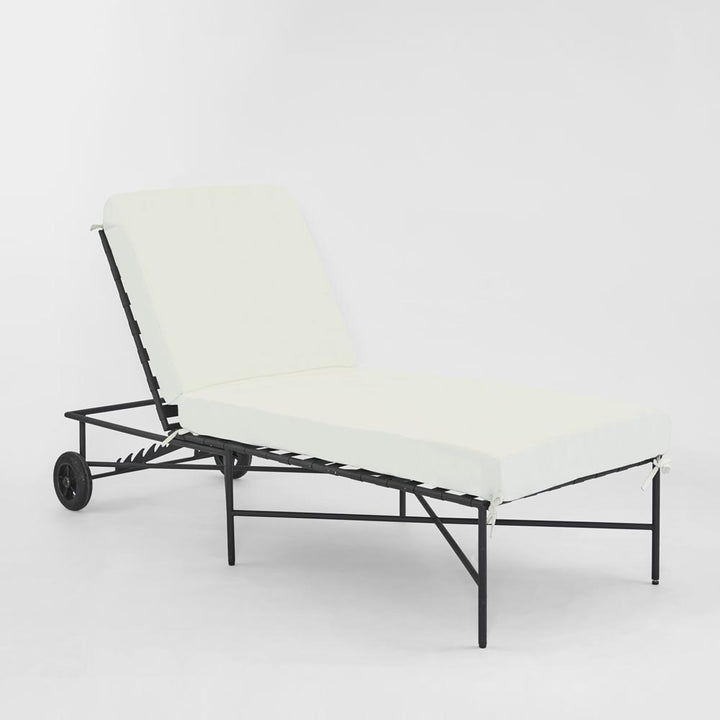 Sheffield Sunlounge Outdoor with White Cushion