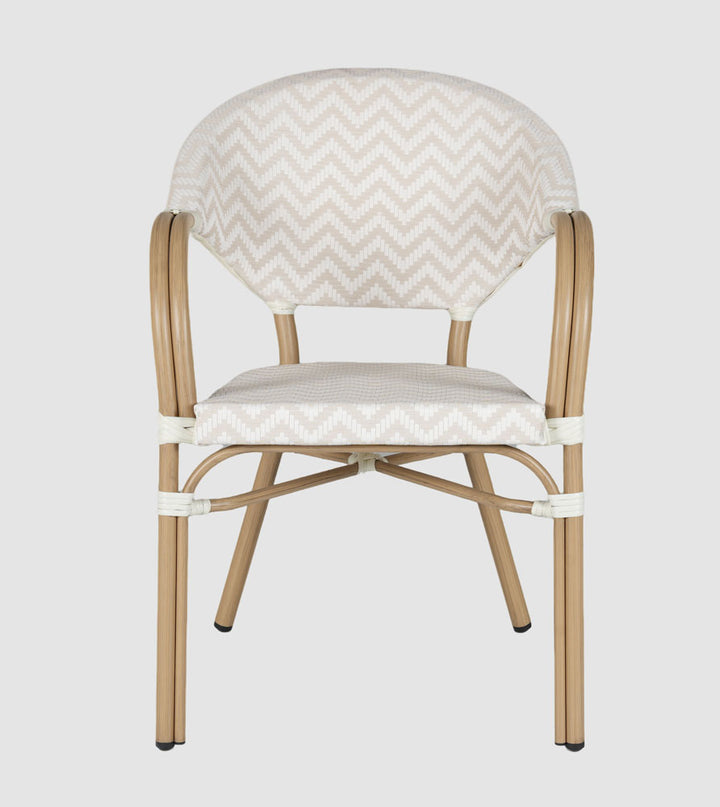 Cannes Outdoor Aluminium Armchair Taupe