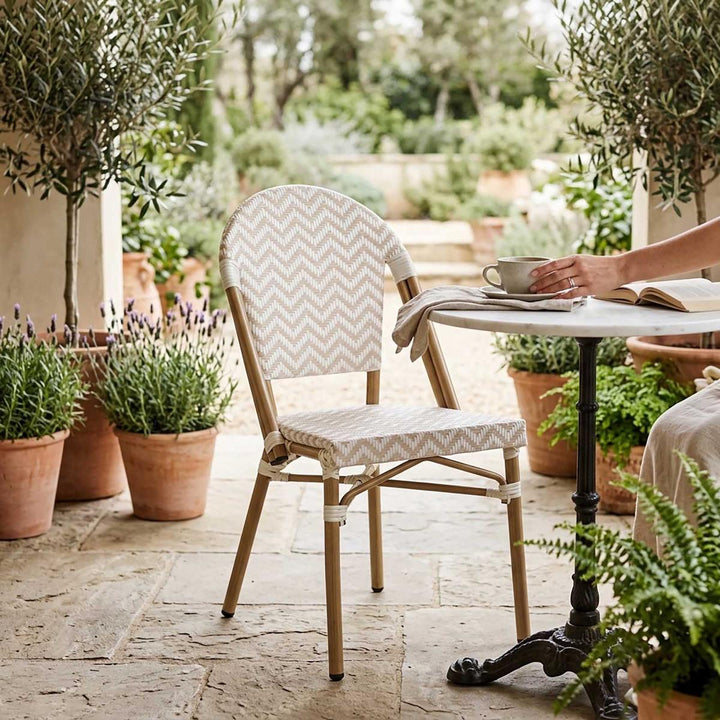 Cannes Outdoor Aluminium Chair Taupe